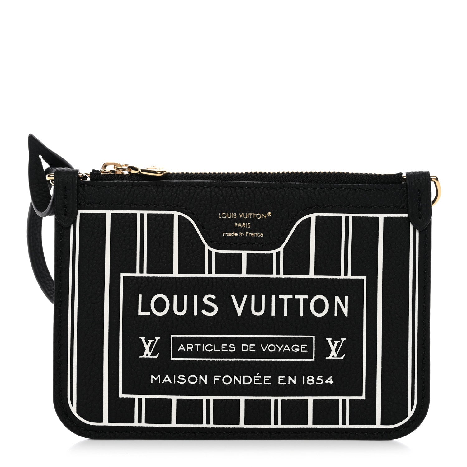 Calfskin Neverfull Inside Out BB Pochette Black