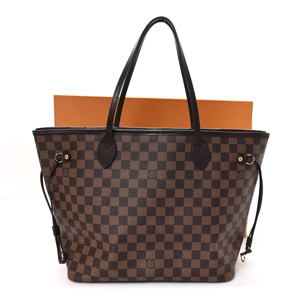 Damier Ebene Neo Neverfull MM Rose Ballerine
