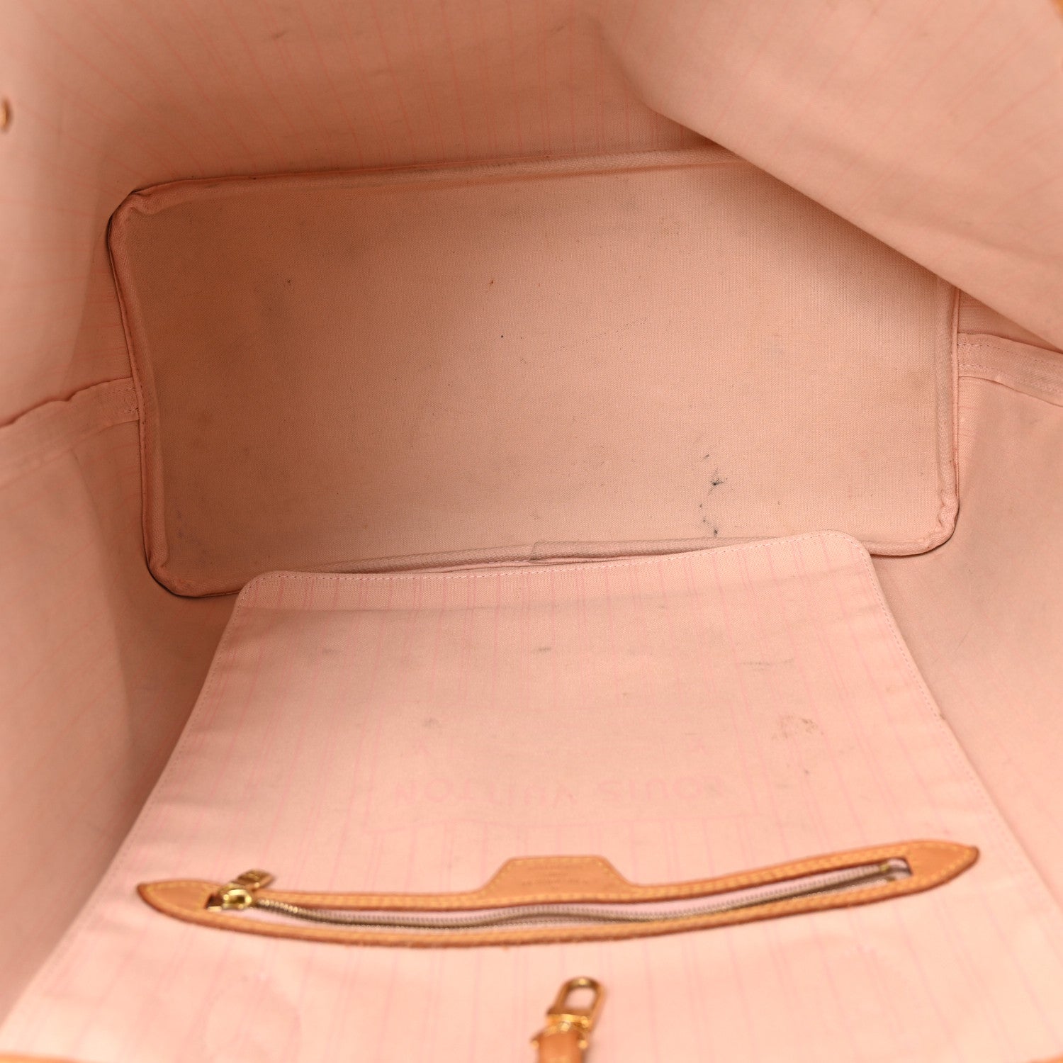 Damier Azur Neo Neverfull GM Rose Ballerine