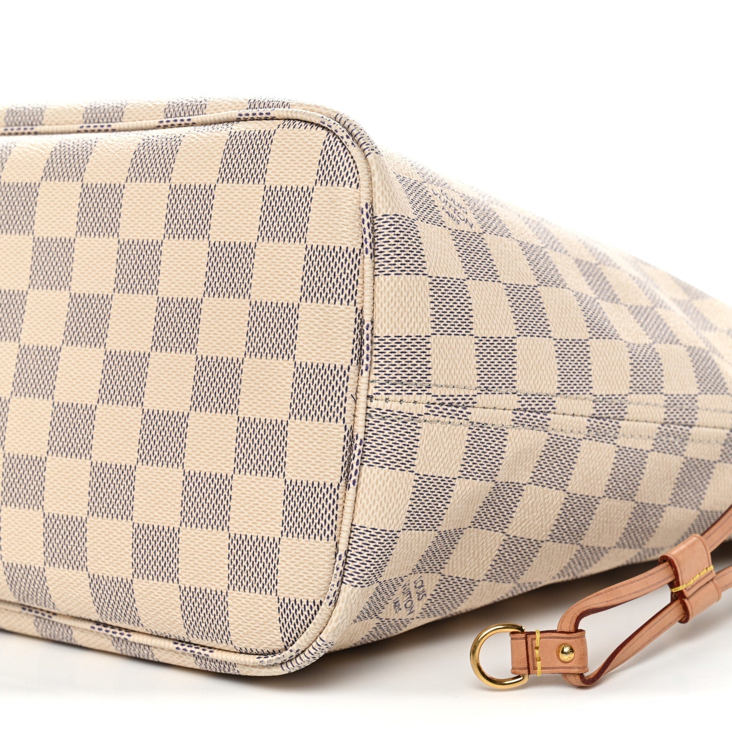 Damier Azur Neo Neverfull MM Rose Ballerine