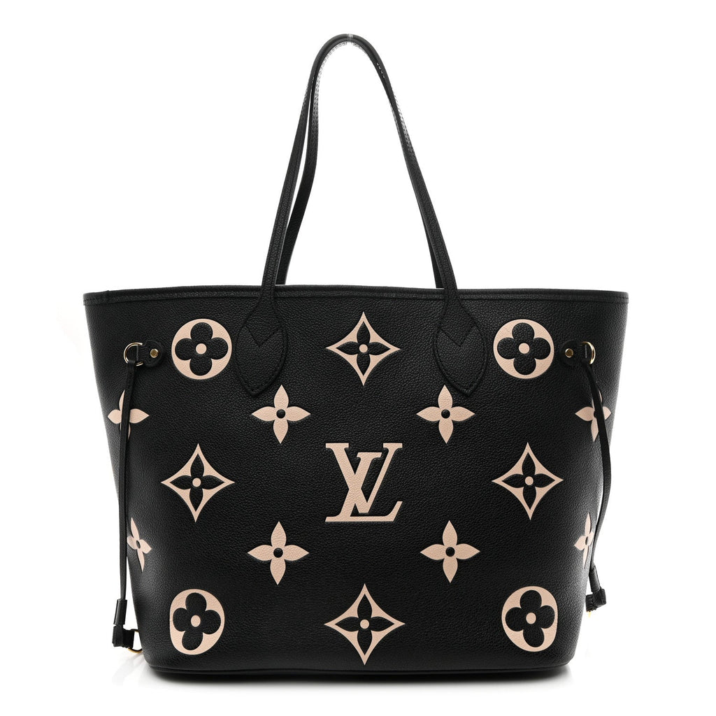 Empreinte Monogram Giant Neverfull MM Black Beige