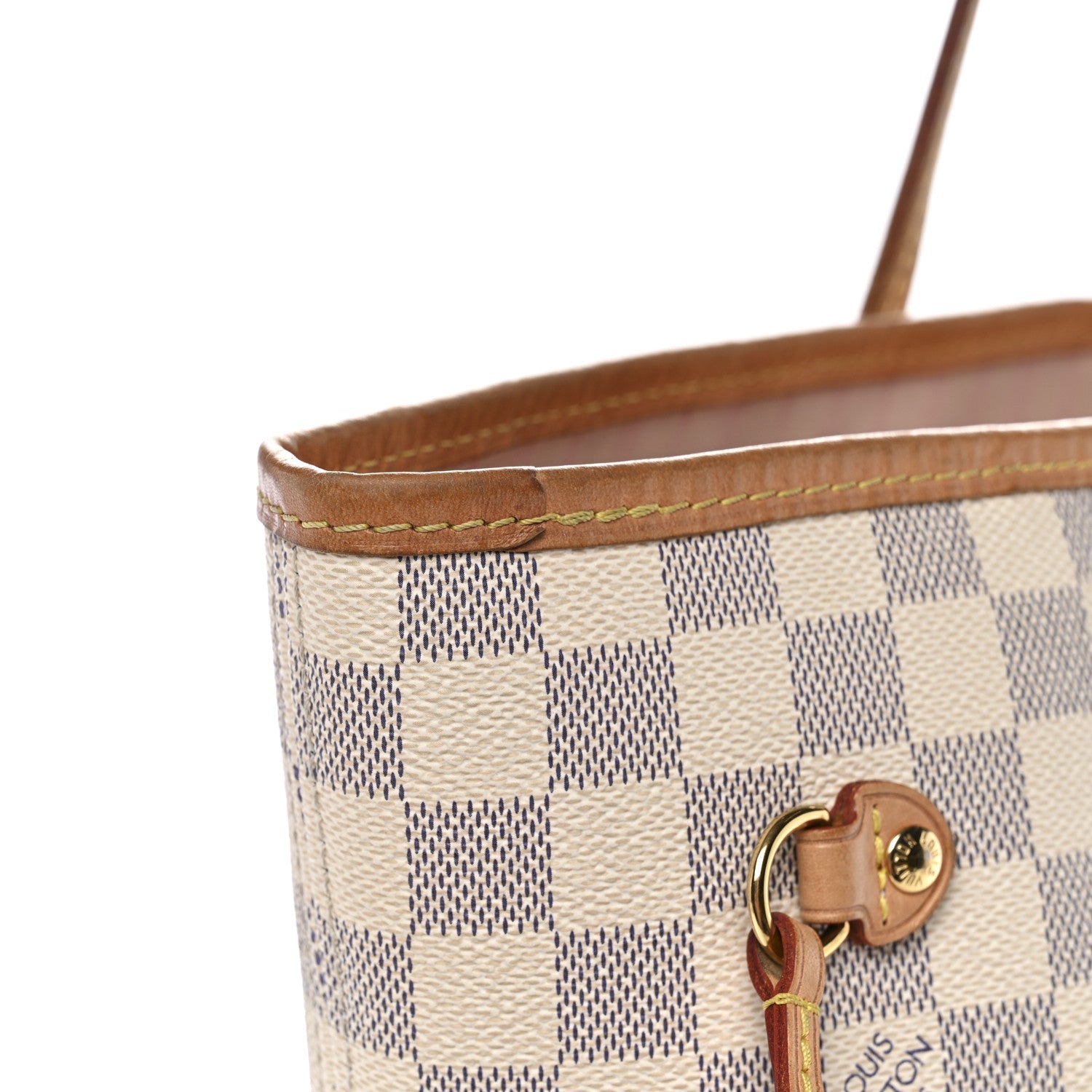 Damier Azur Neo Neverfull MM Rose Ballerine
