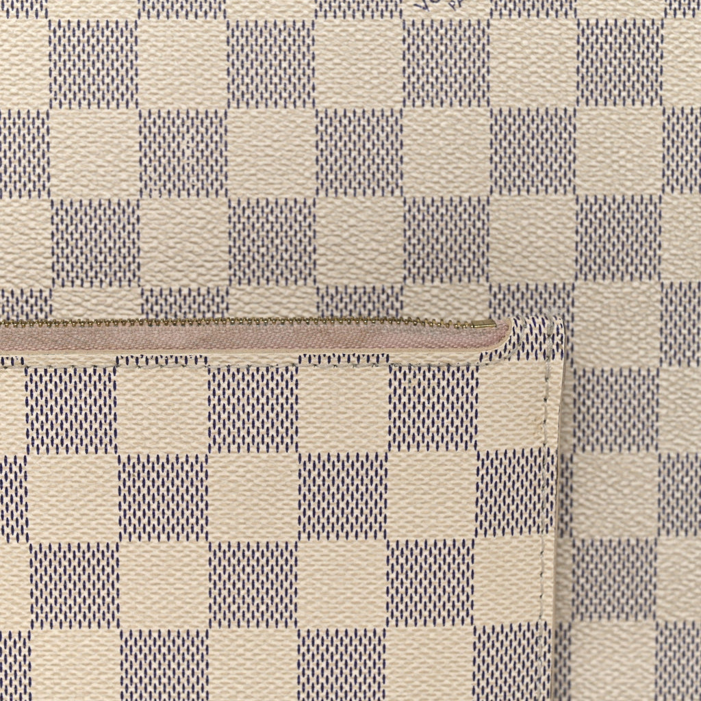 Damier Azur Neo Neverfull MM Rose Ballerine