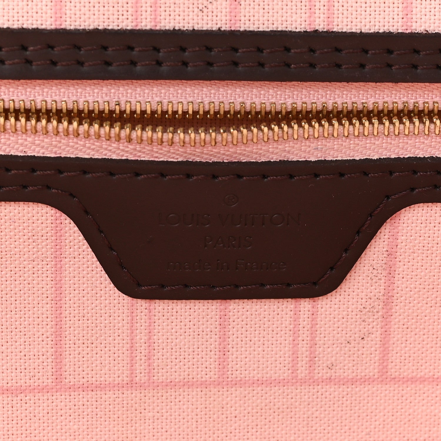 Damier Ebene Neo Neverfull MM Rose Ballerine