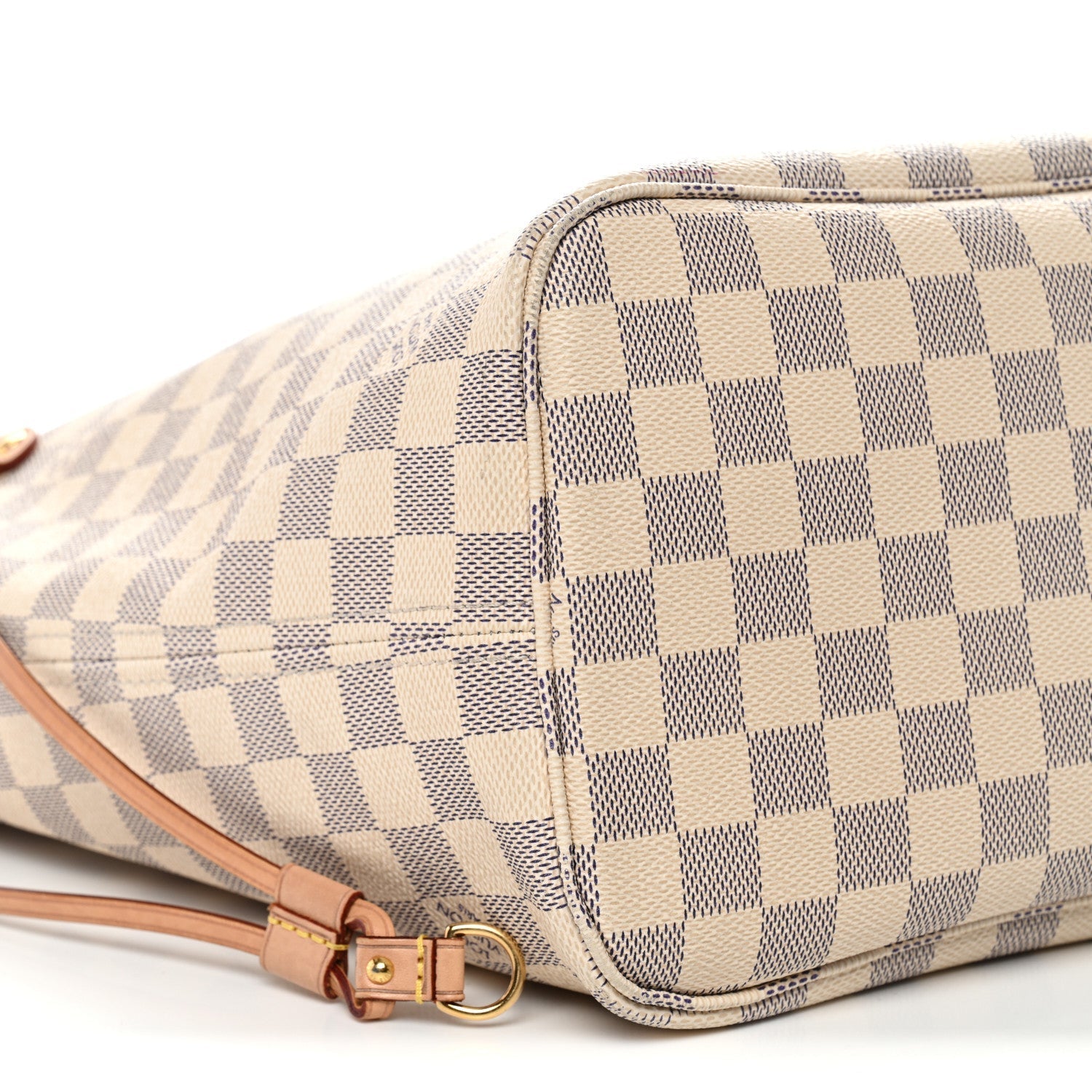 Damier Azur Neo Neverfull MM Rose Ballerine
