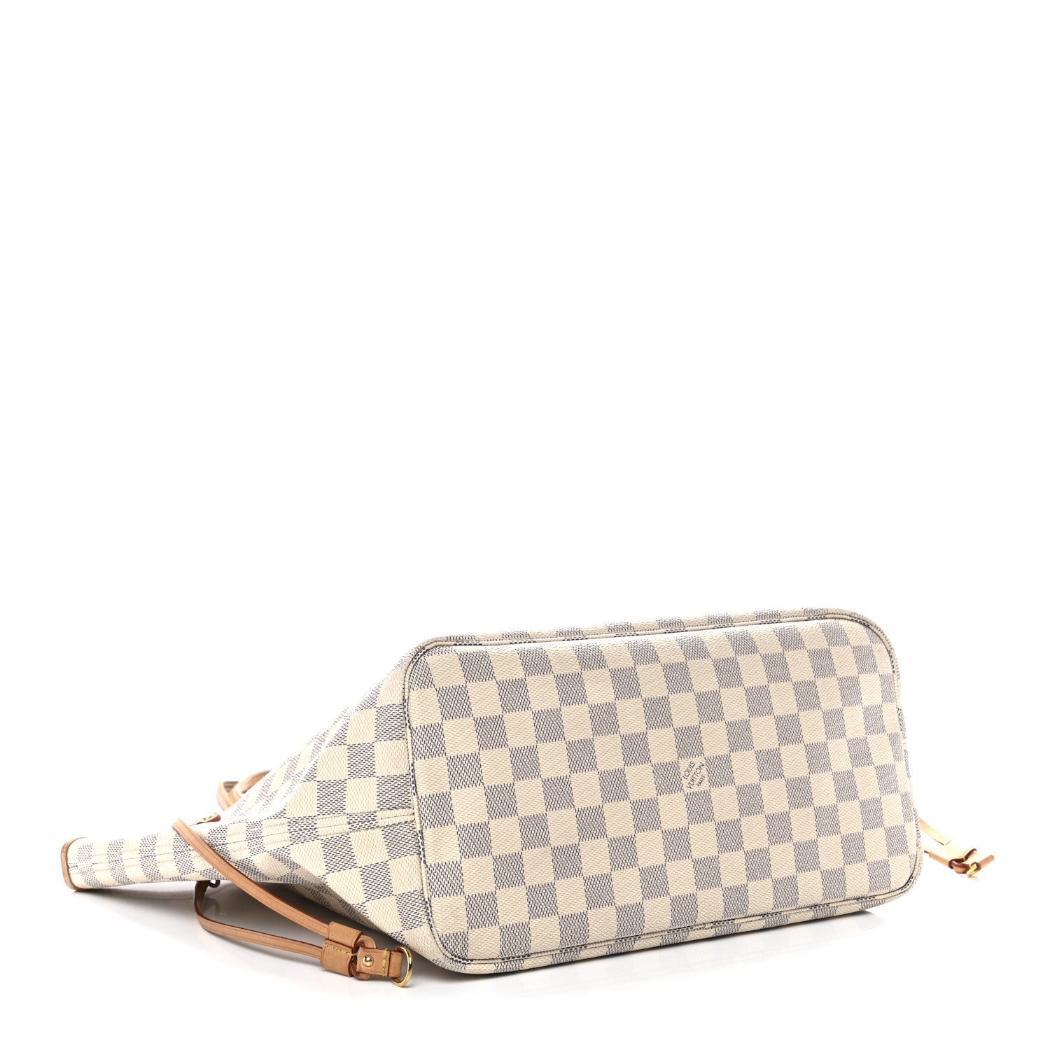 Damier Azur Neo Neverfull MM Rose Ballerine