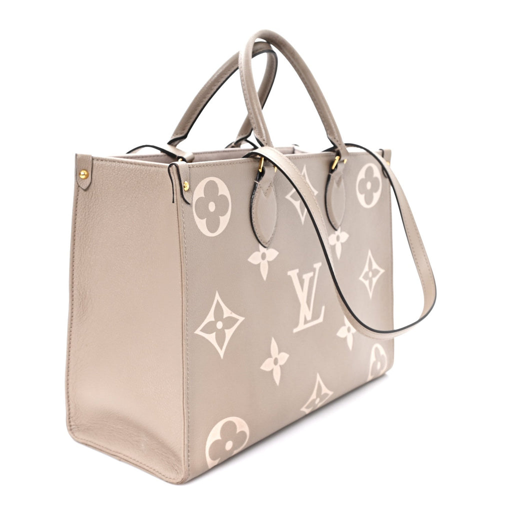 Empreinte Monogram Giant Onthego MM Tourterelle Creme
