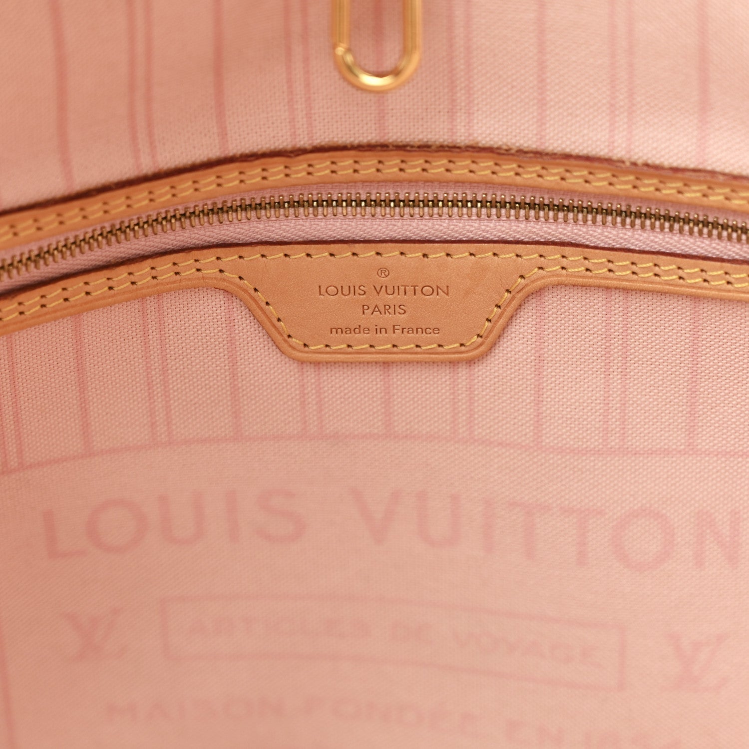 Damier Azur Neo Neverfull MM Rose Ballerine