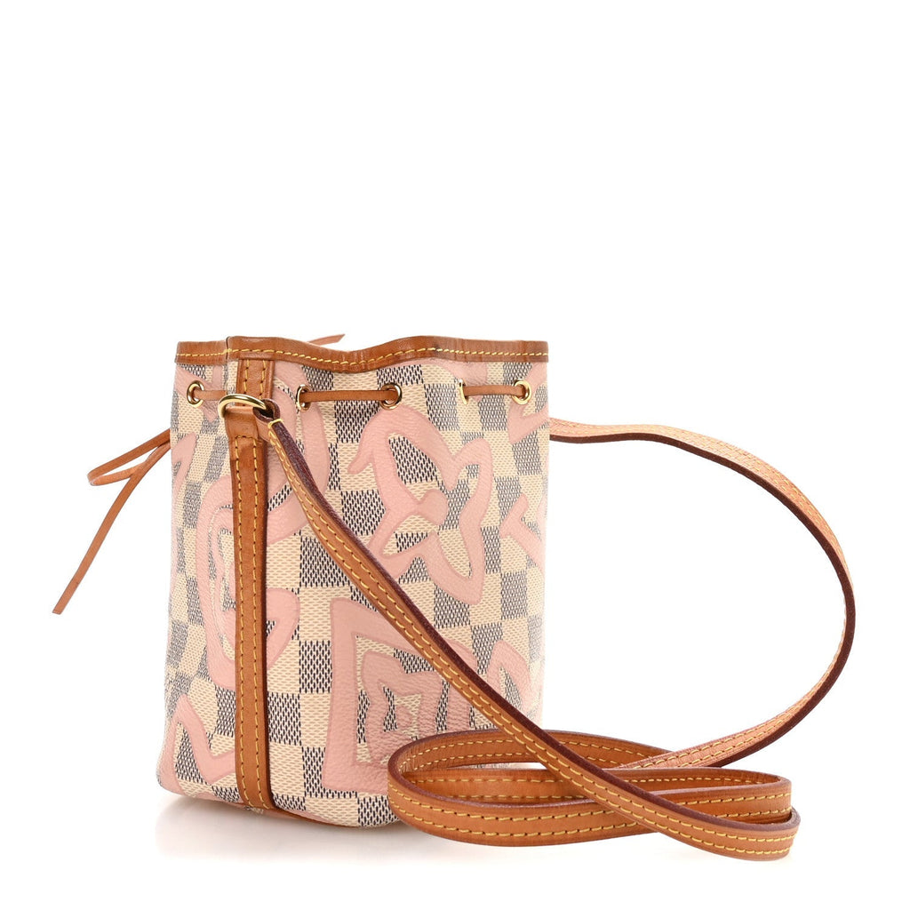 Damier Azur Tahitienne Nano Noe Rose Ballerine