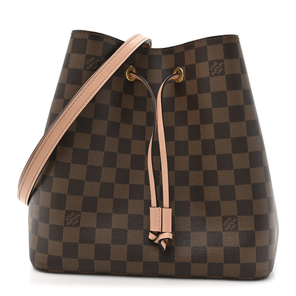 Damier Ebene Neonoe MM Venus Pink