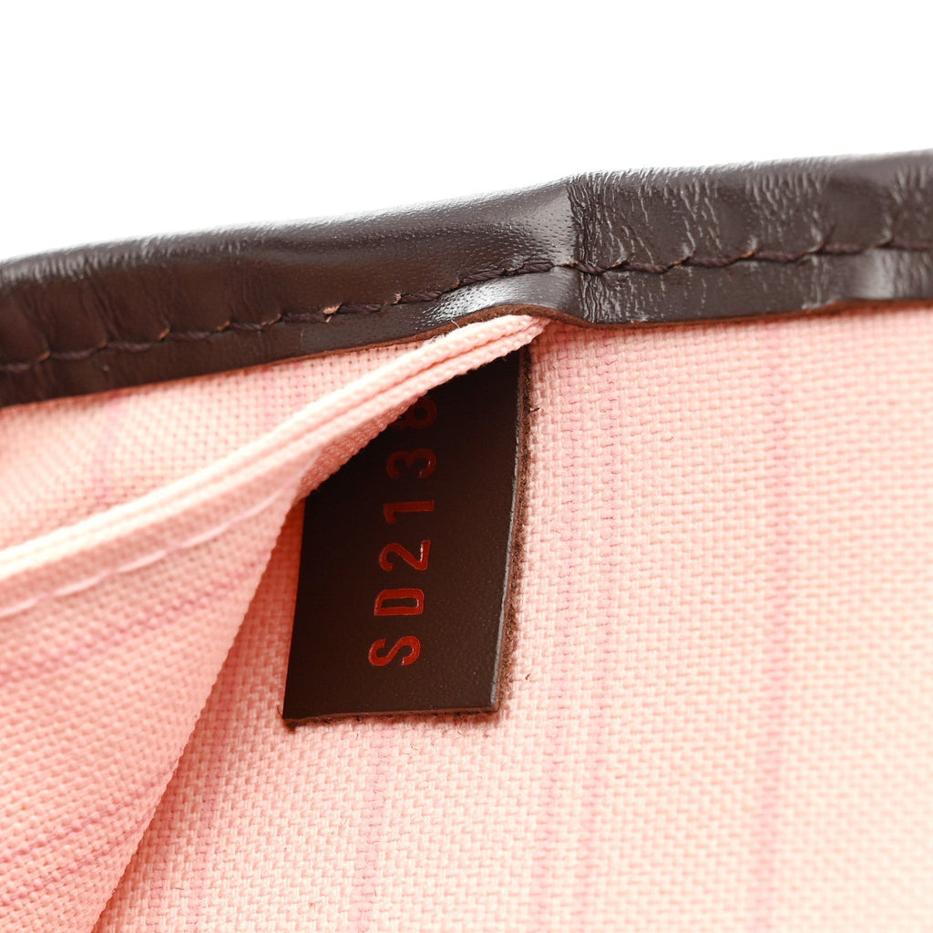 Damier Ebene Neo Neverfull MM Rose Ballerine