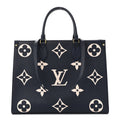 Empreinte Monogram Giant Onthego MM Navy Creme