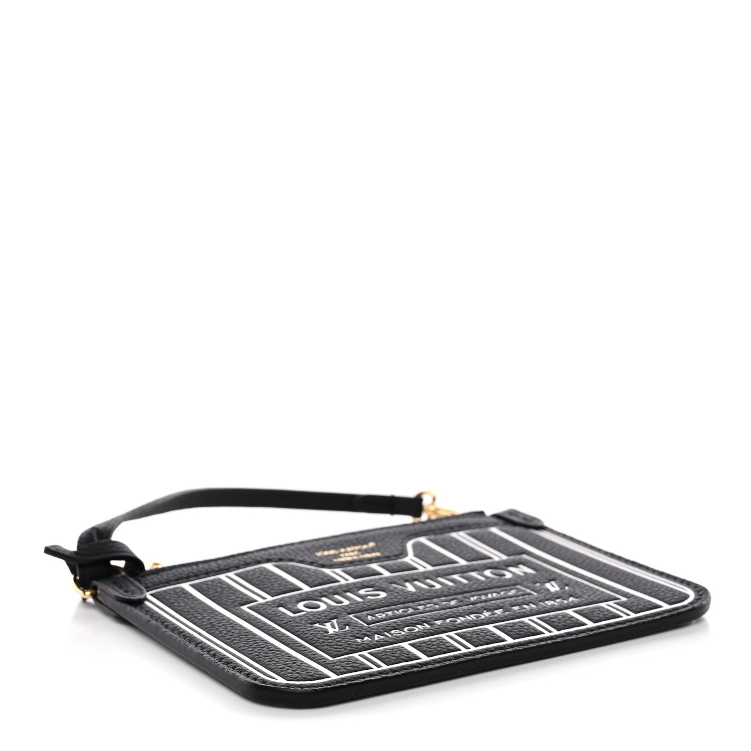 Calfskin Neverfull Inside Out BB Pochette Black
