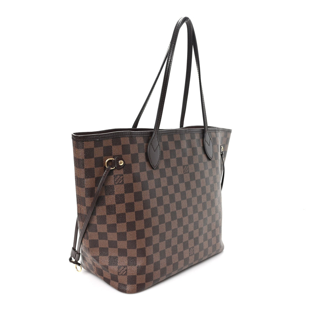 Damier Ebene Neo Neverfull MM Rose Ballerine