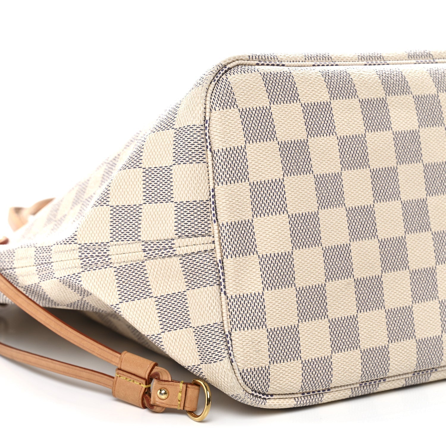 Damier Azur Neo Neverfull MM Rose Ballerine