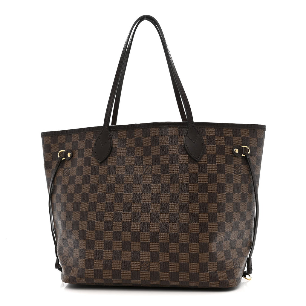 Damier Ebene Neo Neverfull MM Rose Ballerine