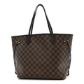 Damier Ebene Neo Neverfull MM Rose Ballerine