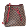 Damier Ebene Neonoe MM Cherry Berry