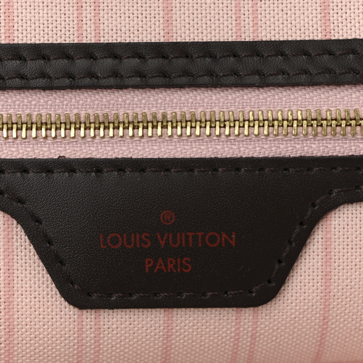 Damier Ebene Neo Neverfull MM Rose Ballerine