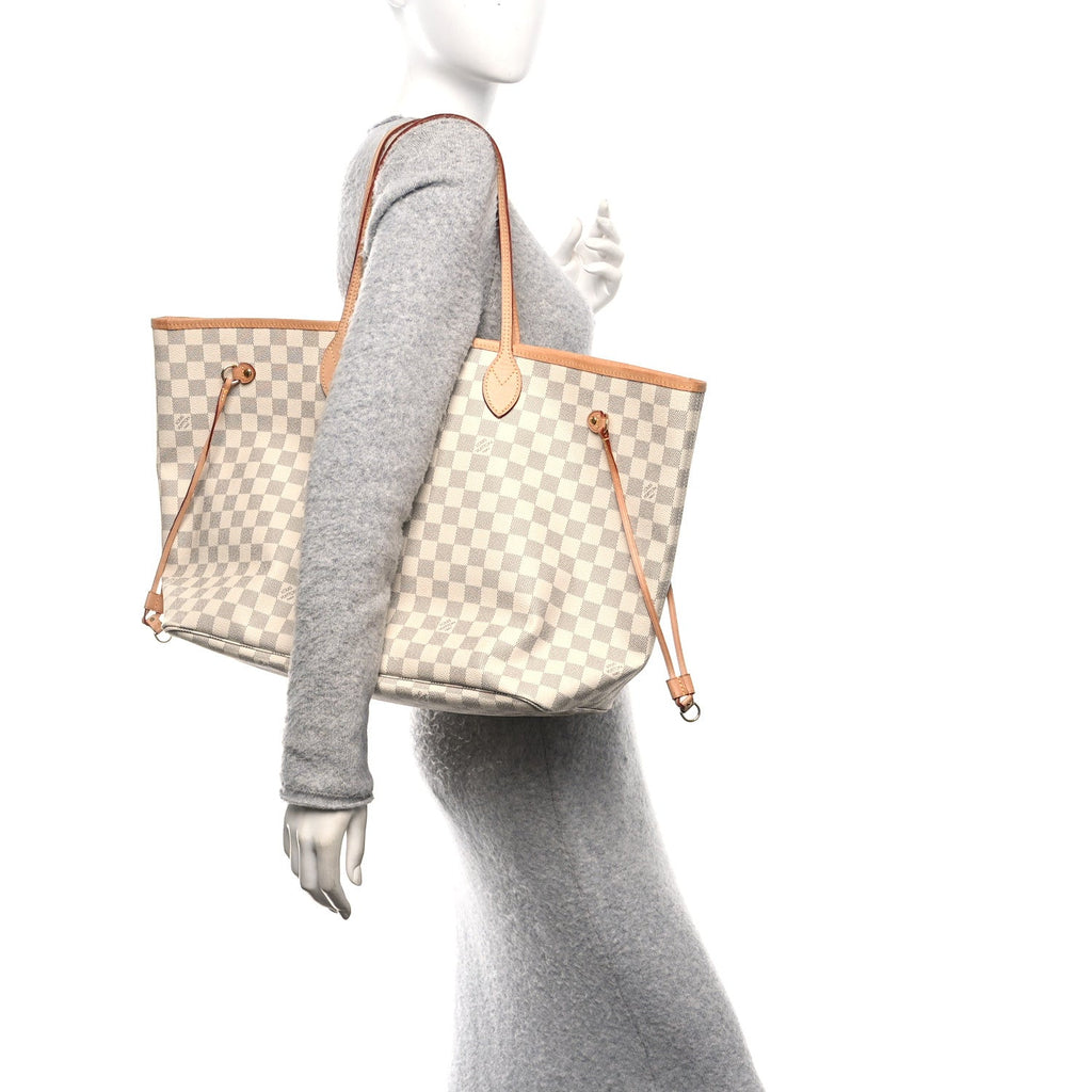 Damier Azur Neo Neverfull GM Rose Ballerine