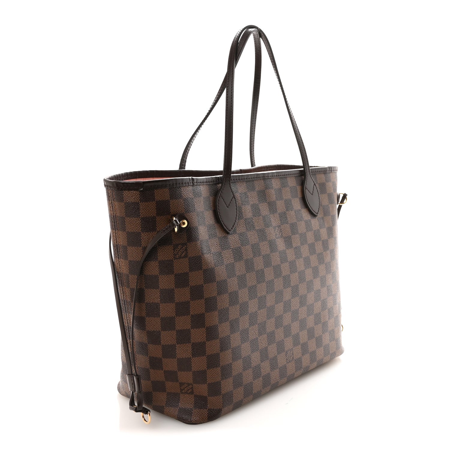 Damier Ebene Neo Neverfull MM Rose Ballerine