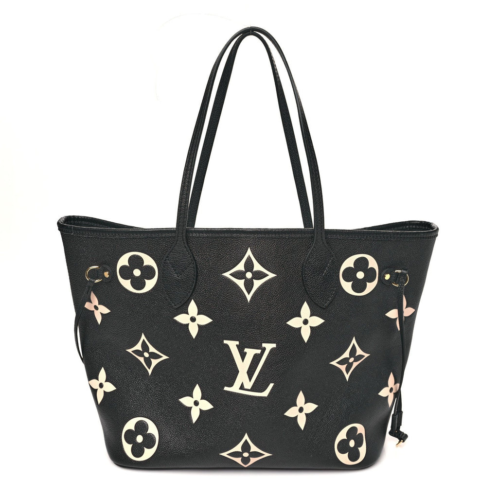 Empreinte Monogram Giant Neverfull MM Black Beige