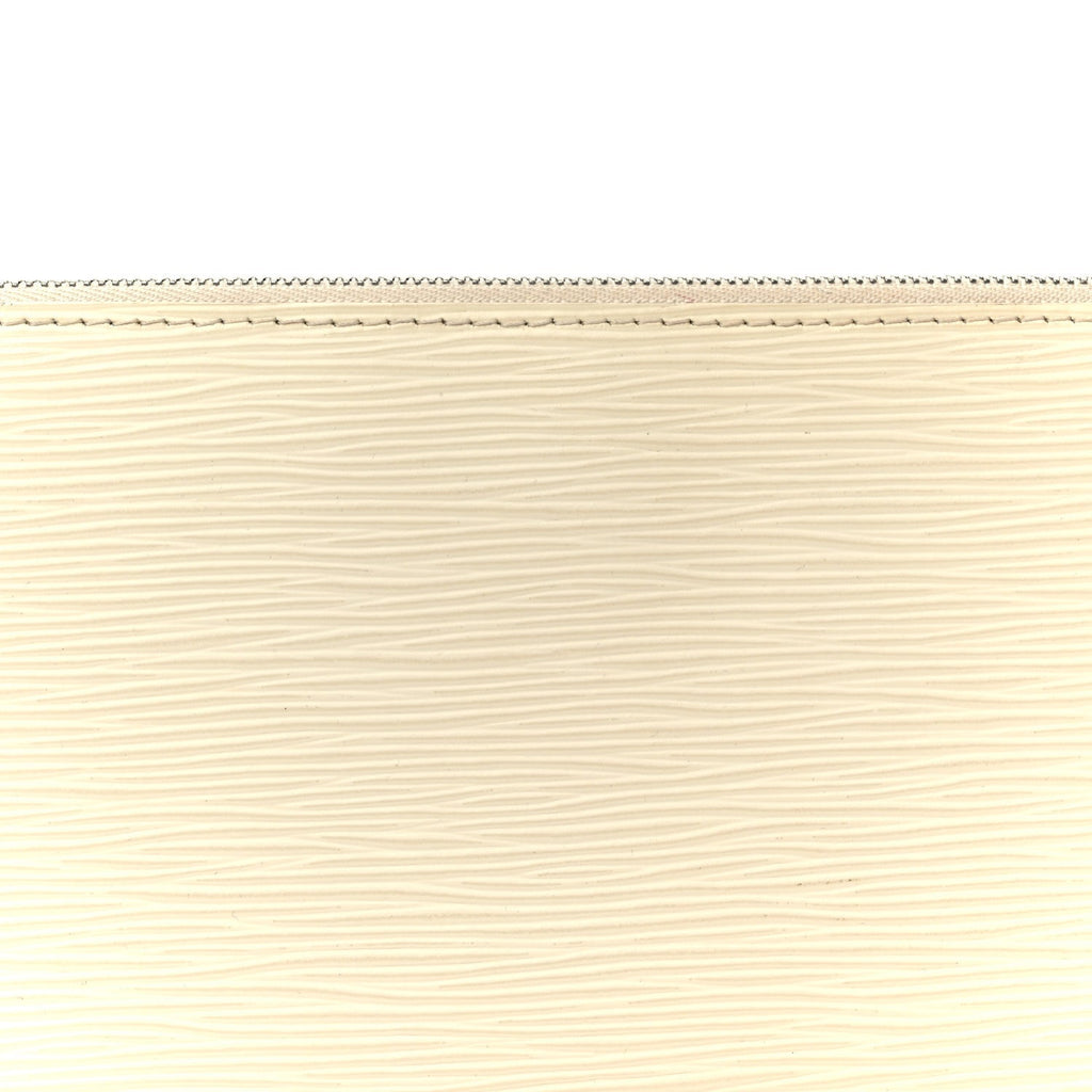 Epi Pochette Accessories 24 Ivory
