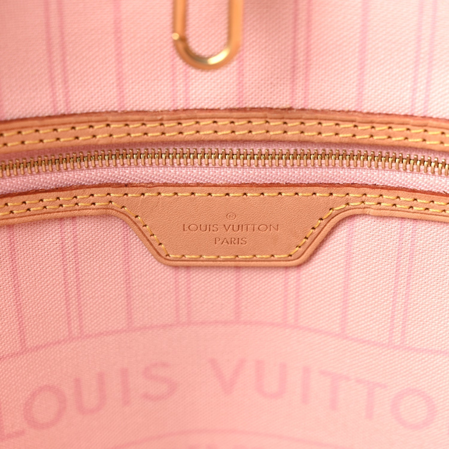 Damier Azur Neo Neverfull MM Rose Ballerine