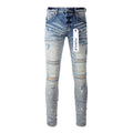 Men's Purple Jeans 9003