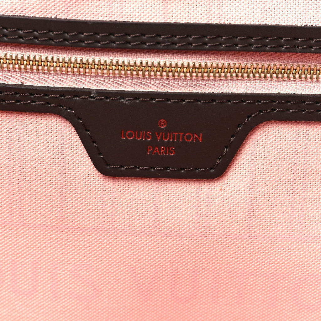 Damier Ebene Neo Neverfull MM Rose Ballerine