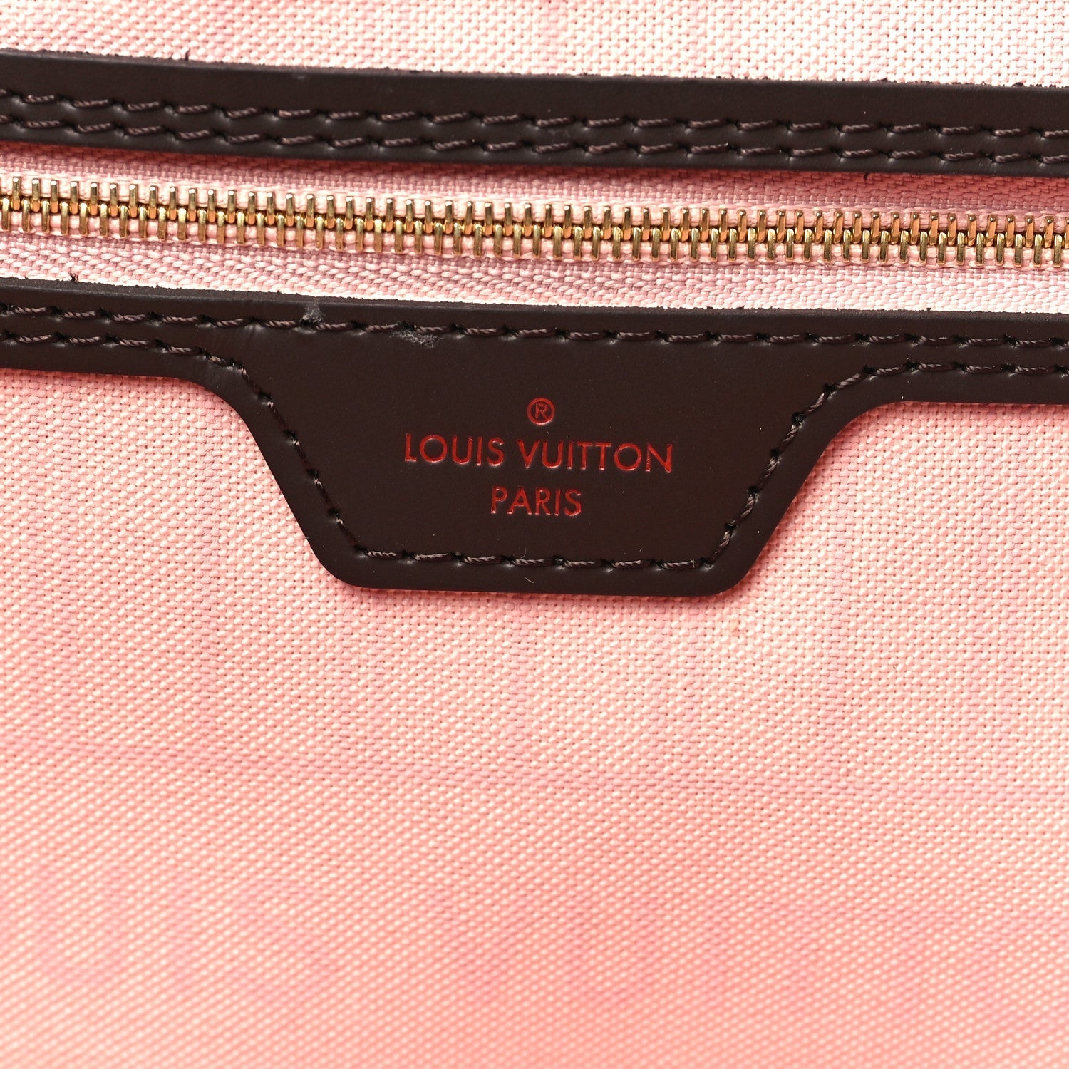 Damier Ebene Neo Neverfull MM Rose Ballerine