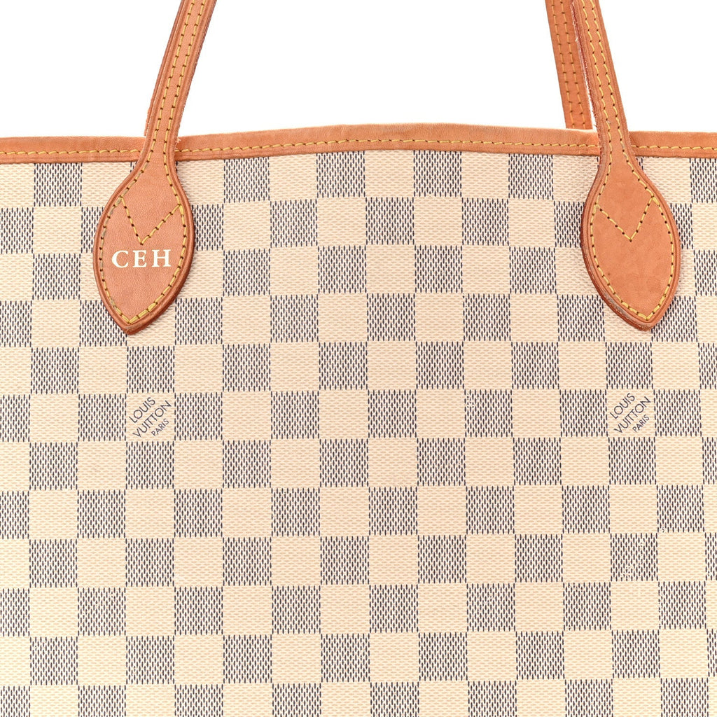 Damier Azur Neo Neverfull GM Rose Ballerine
