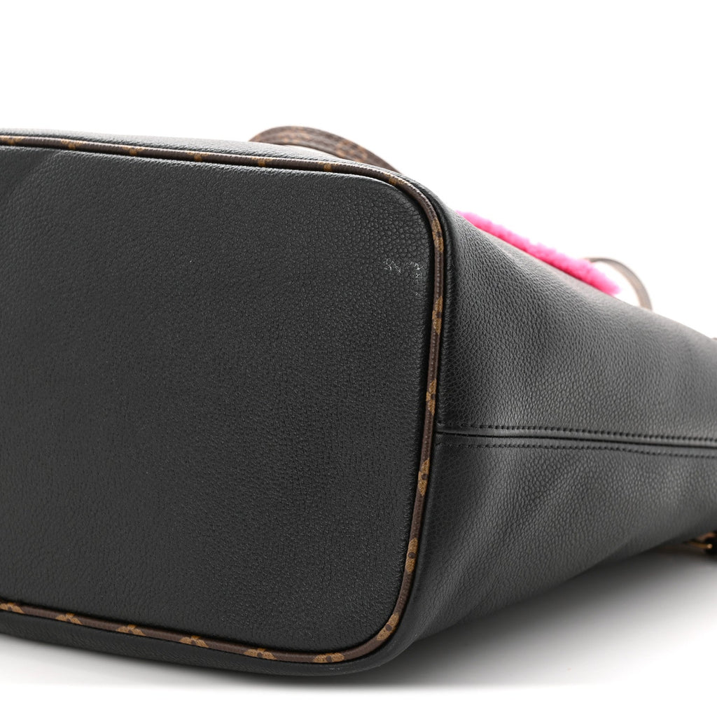 Calfskin Monogram Teddy Neverfull MM Black
