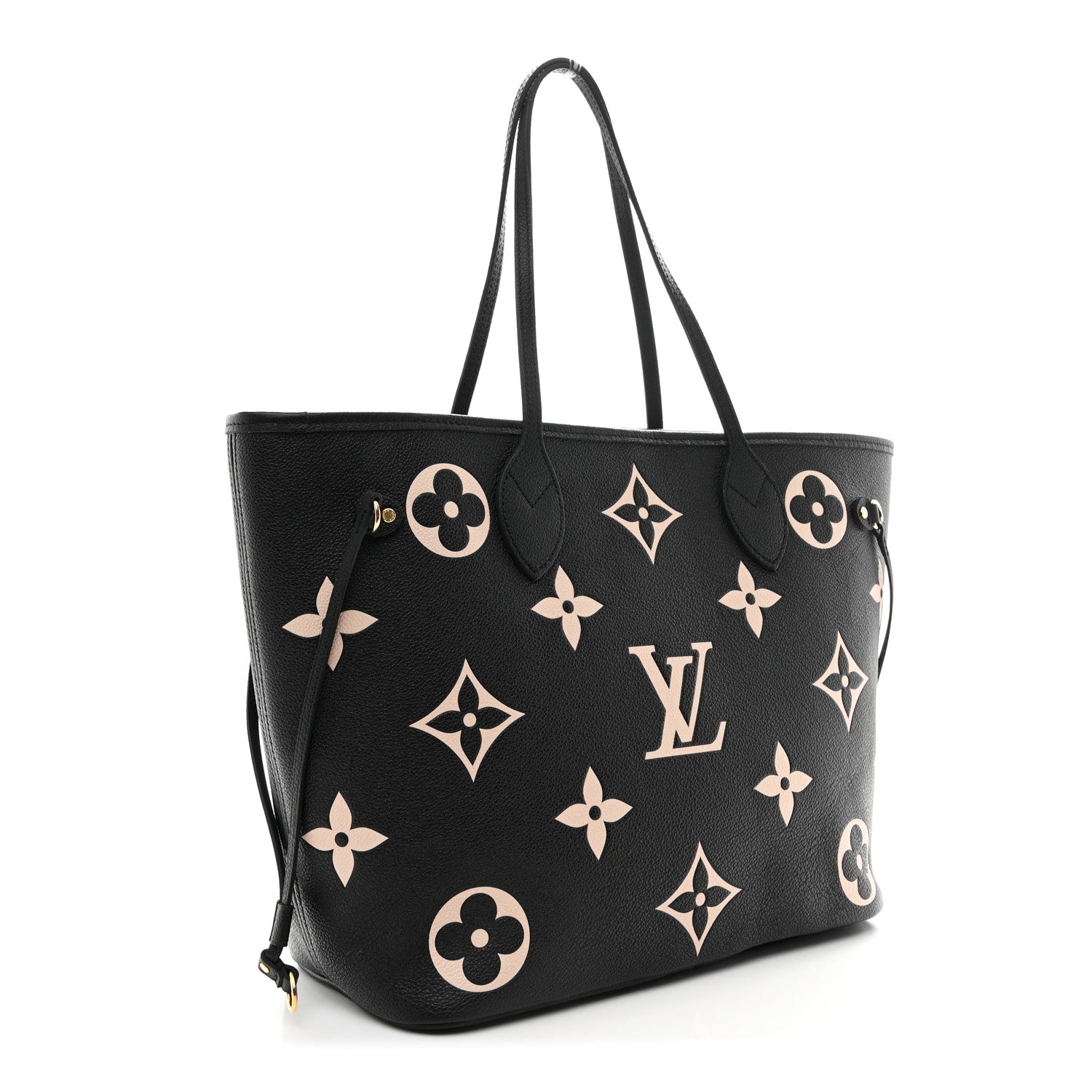 Empreinte Monogram Giant Neverfull MM Black Beige