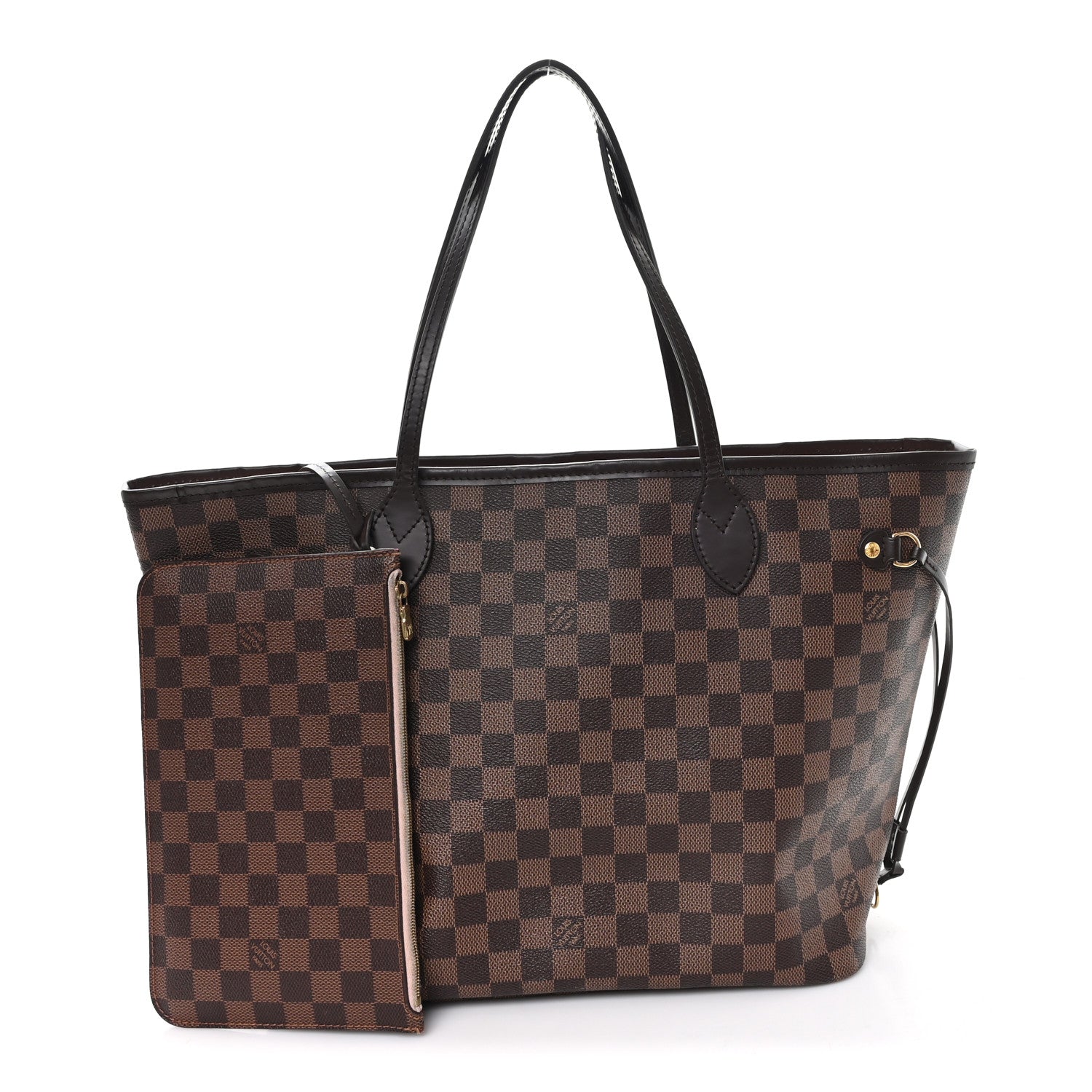 Damier Ebene Neo Neverfull MM Rose Ballerine