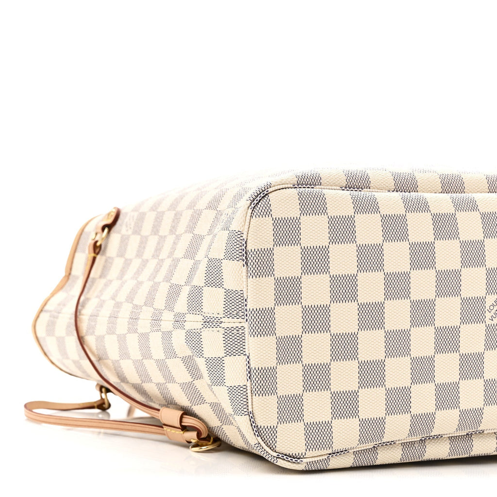 Damier Azur Neo Neverfull MM Rose Ballerine