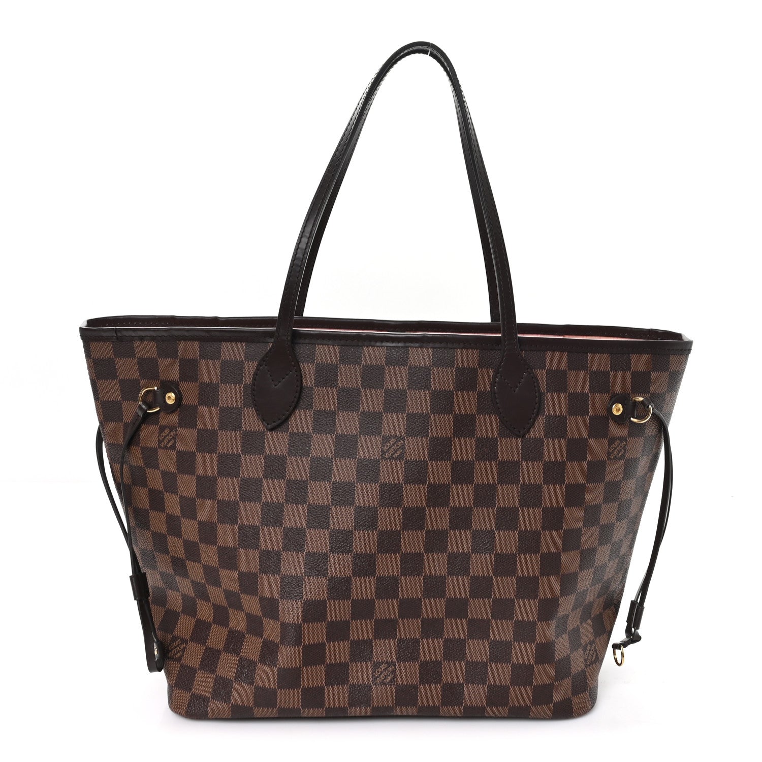 Damier Ebene Neo Neverfull MM Rose Ballerine