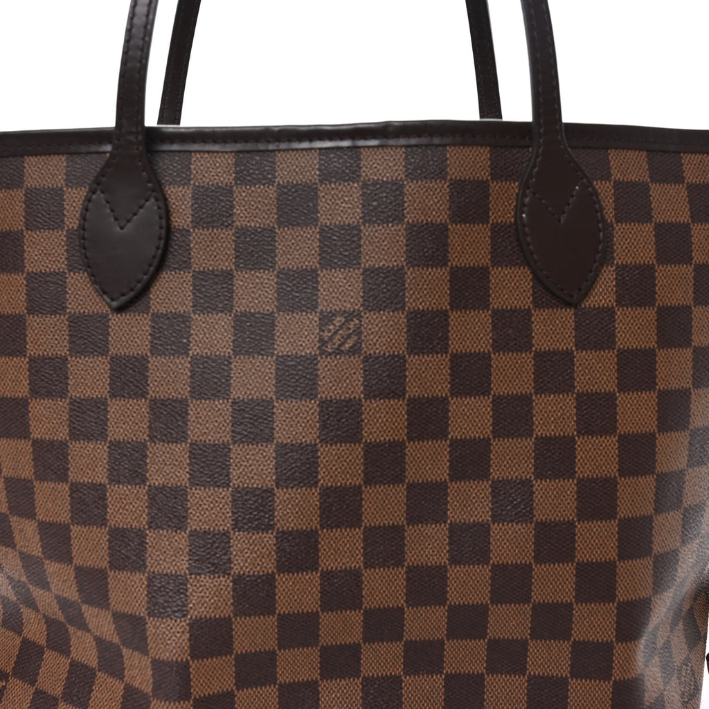 Damier Ebene Neo Neverfull MM Rose Ballerine