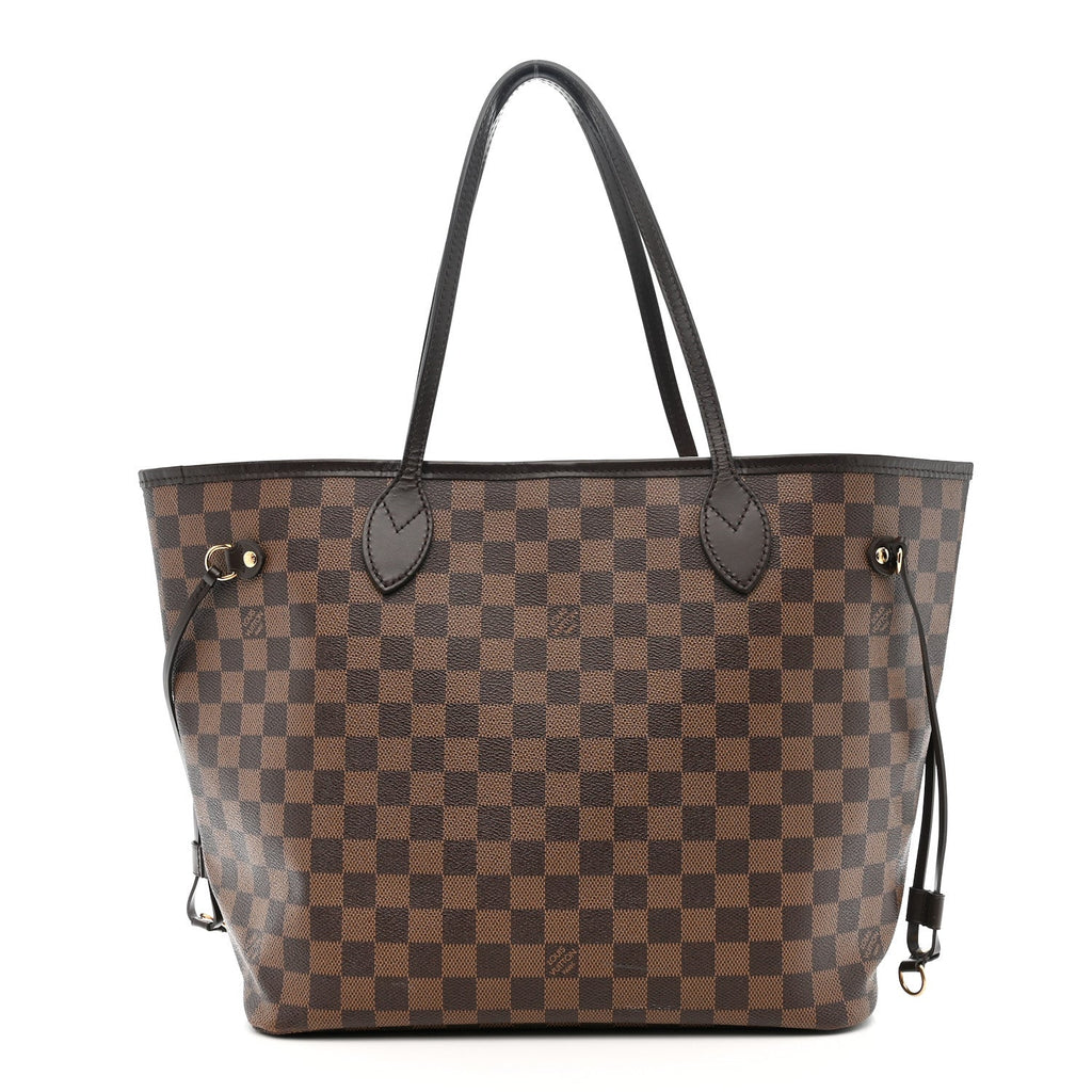 Damier Ebene Neo Neverfull MM Rose Ballerine