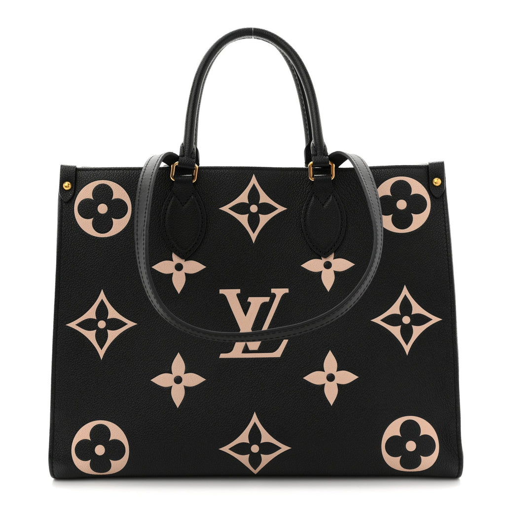 Empreinte Monogram Giant Onthego MM Black Beige