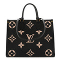Empreinte Monogram Giant Onthego MM Black Beige