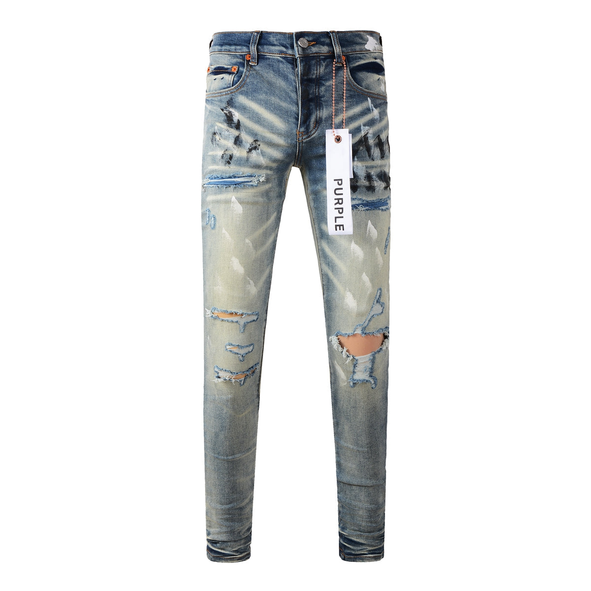 Men's Purple Jeans 9037
