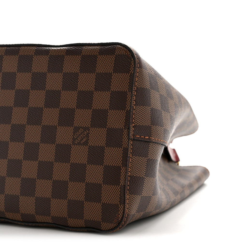 Damier Ebene Neonoe MM Cherry Berry