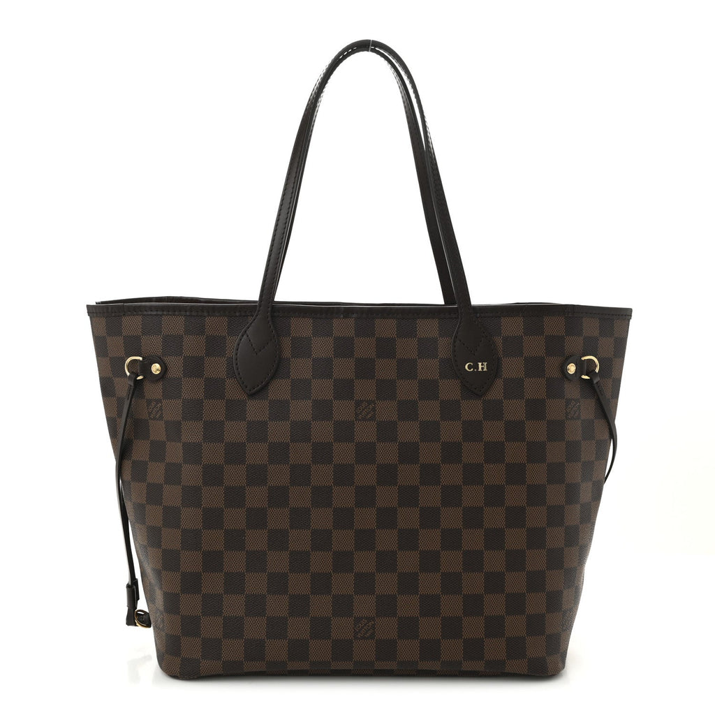 Damier Ebene Neo Neverfull MM Rose Ballerine