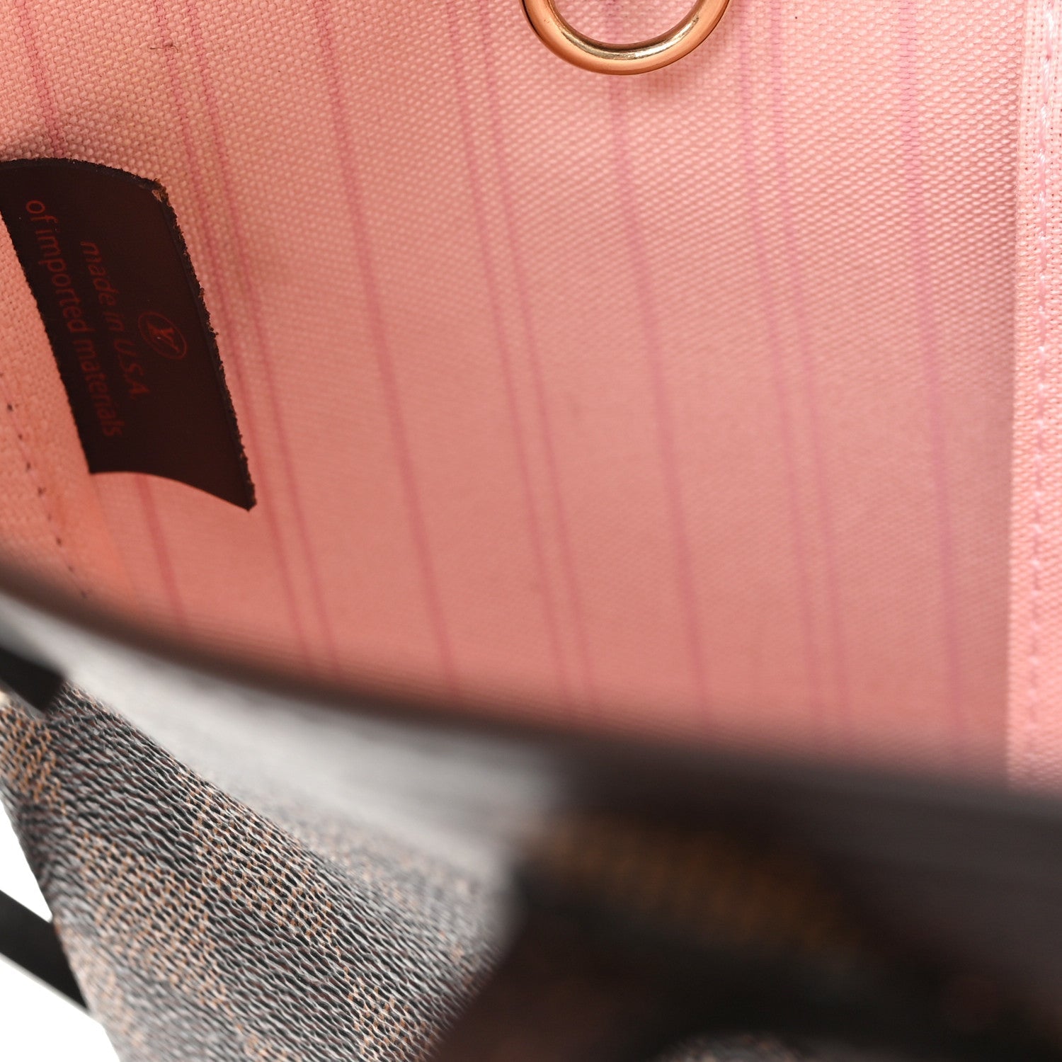 Damier Ebene Neo Neverfull MM Rose Ballerine
