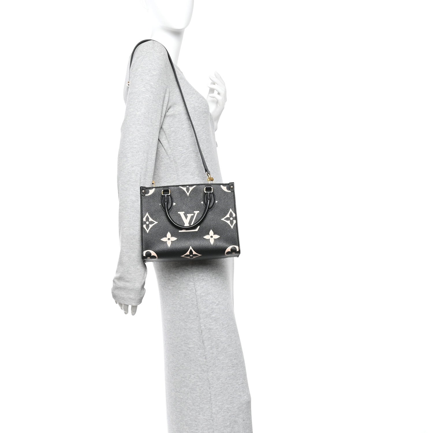 Empreinte Monogram Giant Onthego PM Black Beige