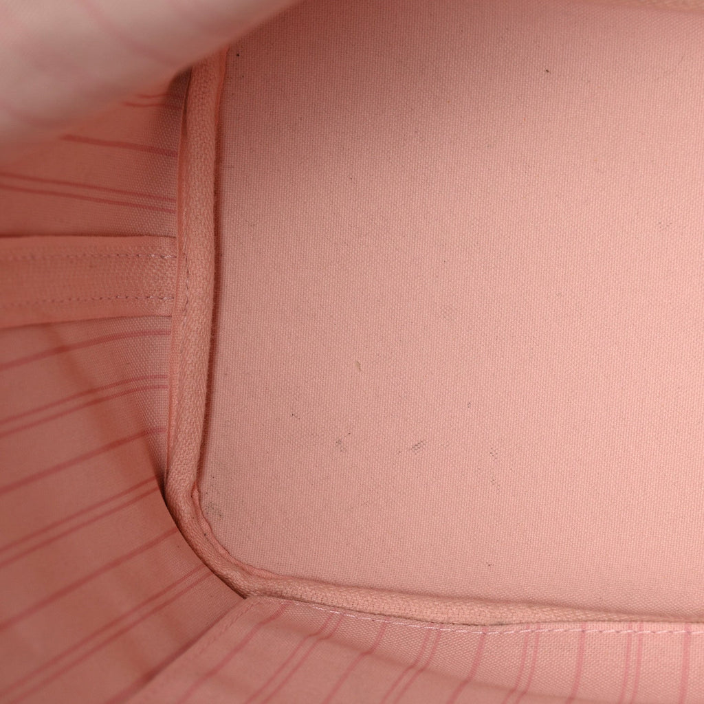Damier Azur Neo Neverfull MM Rose Ballerine