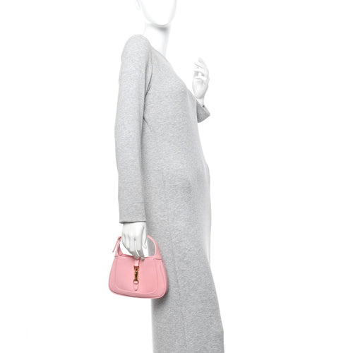Boarded Dyana Lux Calfskin Mini Jackie 1961 Hobo Wild Rose