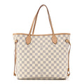 Damier Azur Neo Neverfull MM Rose Ballerine