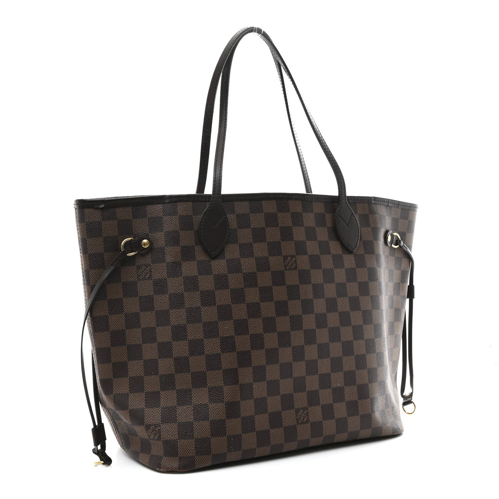 Damier Ebene Neo Neverfull MM Rose Ballerine